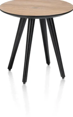 Maze, salontafel rond 40 cm - hoogte 39 cm - Antraciet