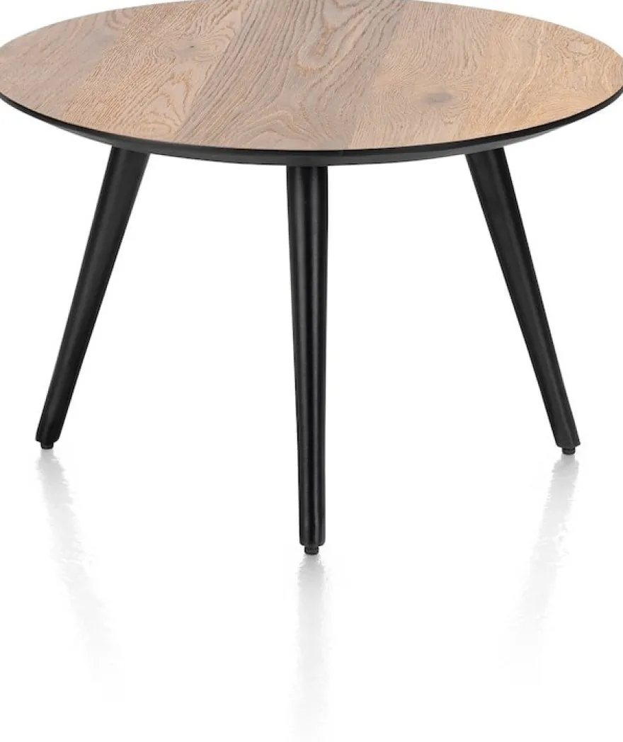 Maze, salontafel rond 60 cm - hoogte 39 cm - Antraciet
