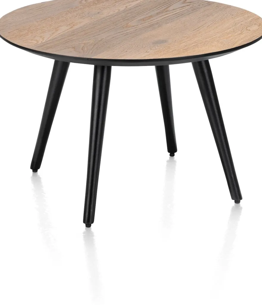 Maze, salontafel rond 60 cm - hoogte 39 cm - Antraciet