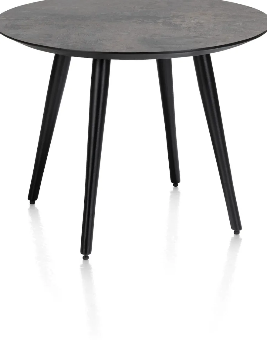 Maze, salontafel rond 60 cm - hoogte 46 cm - Antraciet
