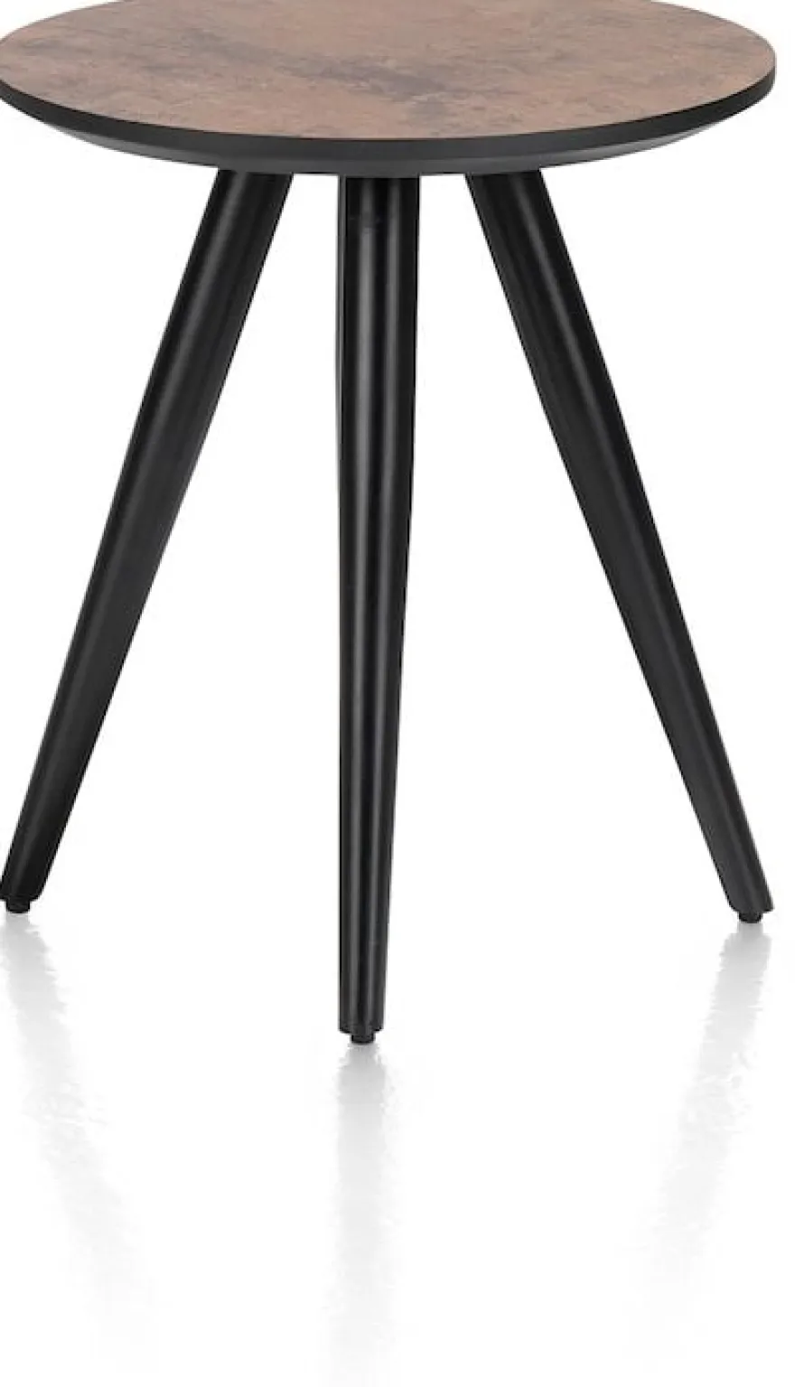 Maze, salontafel rond 40 cm - hoogte 46 cm - Antraciet
