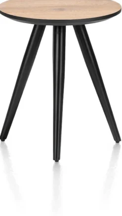 Maze, salontafel rond 40 cm - hoogte 46 cm - Antraciet