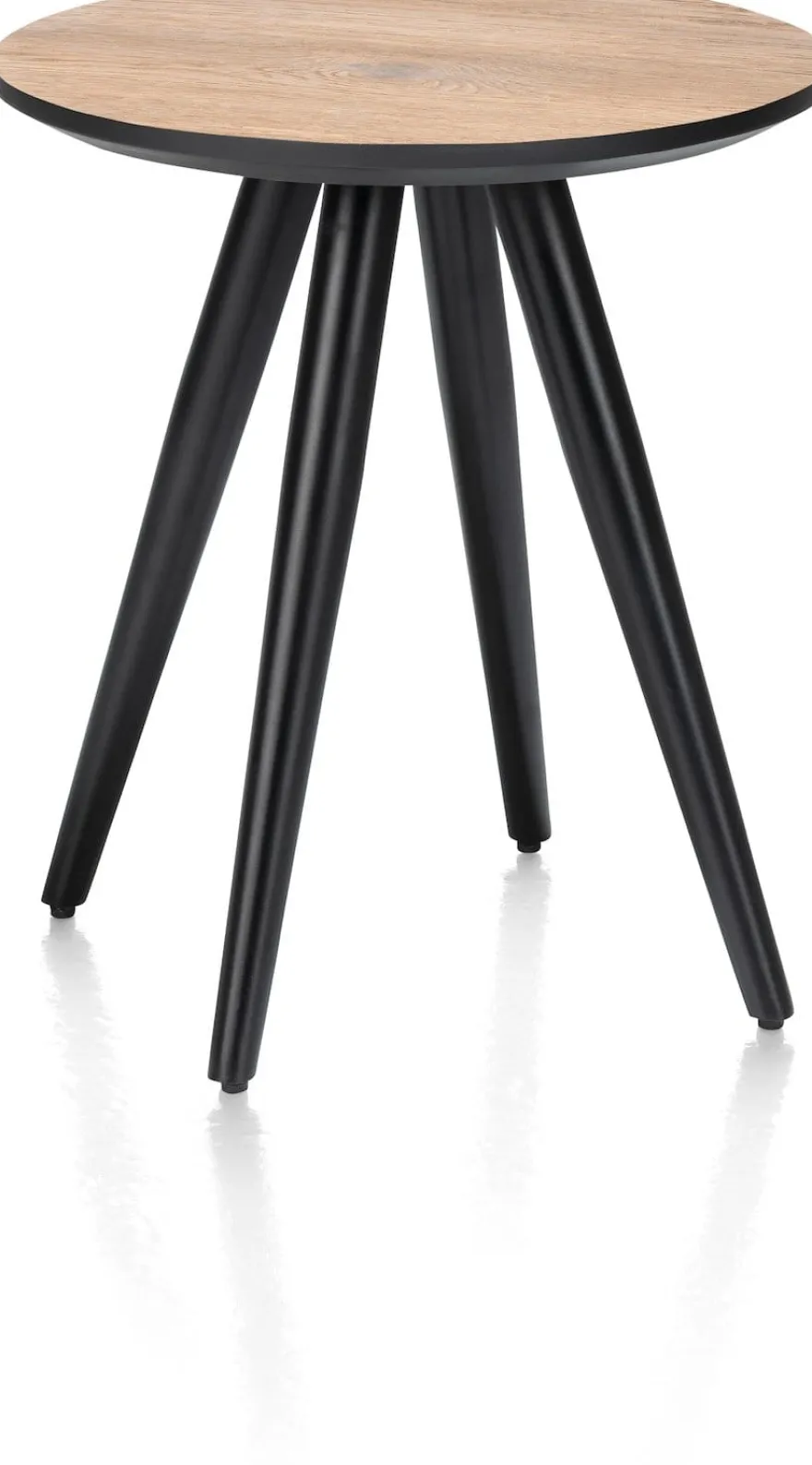 Maze, salontafel rond 40 cm - hoogte 46 cm - Antraciet