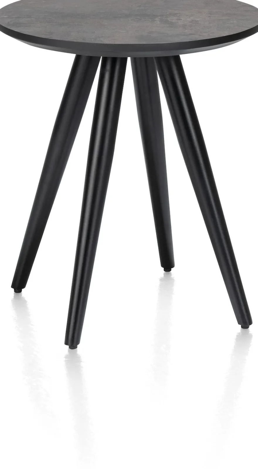 Maze, salontafel rond 40 cm - hoogte 46 cm - Antraciet