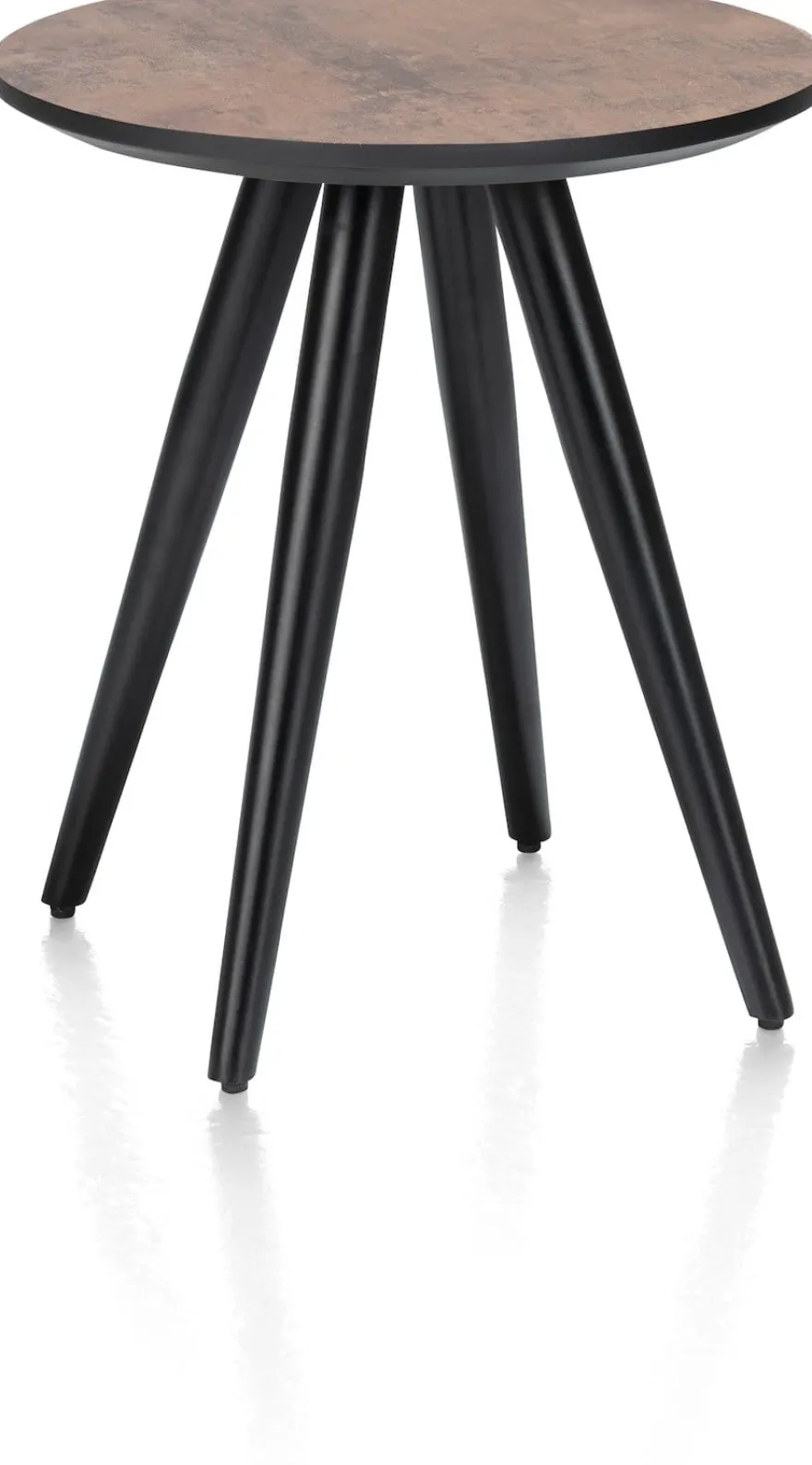 Maze, salontafel rond 40 cm - hoogte 46 cm - Antraciet