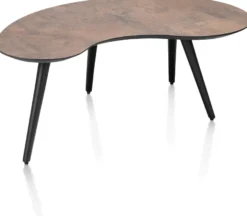 Maze, salontafel 100 x 59 cm - niervormig - hoogte 39 cm - Antraciet