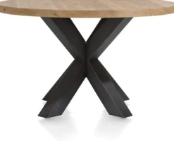 Metalox, eetkamertafel rond 130 cm