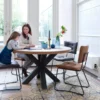 Metalox, eetkamertafel rond 150 cm