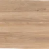 Metalox, eetkamertafel 170 x 100 cm - met rand boomschors + V-vorm metalen / houten poot