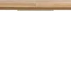 Metalox, uitschuiftafel 190 (+ 50) x 100 cm - zonder rand boomschors + X-vorm metalen poot