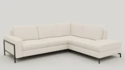 Napels, hoekbank rechts - stof Vada - Creme