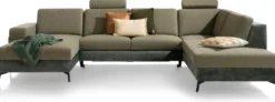 Napels, Longchair links - 2,5 zits zonder armen - ottomane rechts