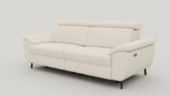 Napels, 3.5-zitsbank - stof Vada - Creme