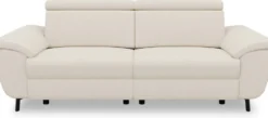Napels, 3.5-zitsbank - stof Vada - Creme