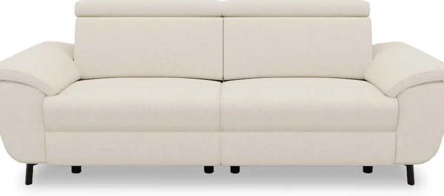 Napels, 3.5-zitsbank - stof Vada - Creme