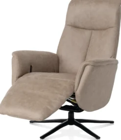 Nocara, relaxfauteuil manueel - stof Oregon - beige