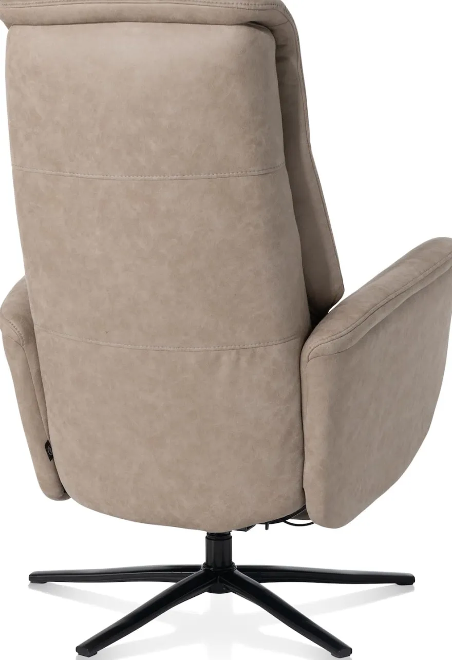 Nocarini, relaxfauteuil elektrisch - stof Oregon - Desert