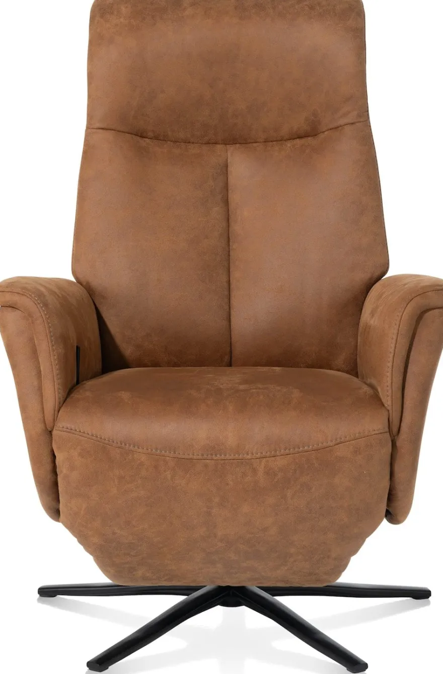 Nocarini, relaxfauteuil elektrisch - stof Oregon - Desert