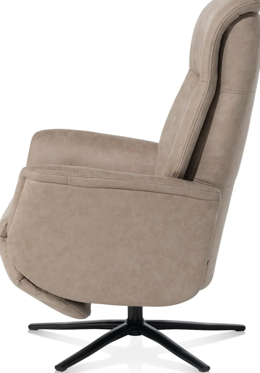 Nocarini, relaxfauteuil elektrisch - stof Oregon - Desert
