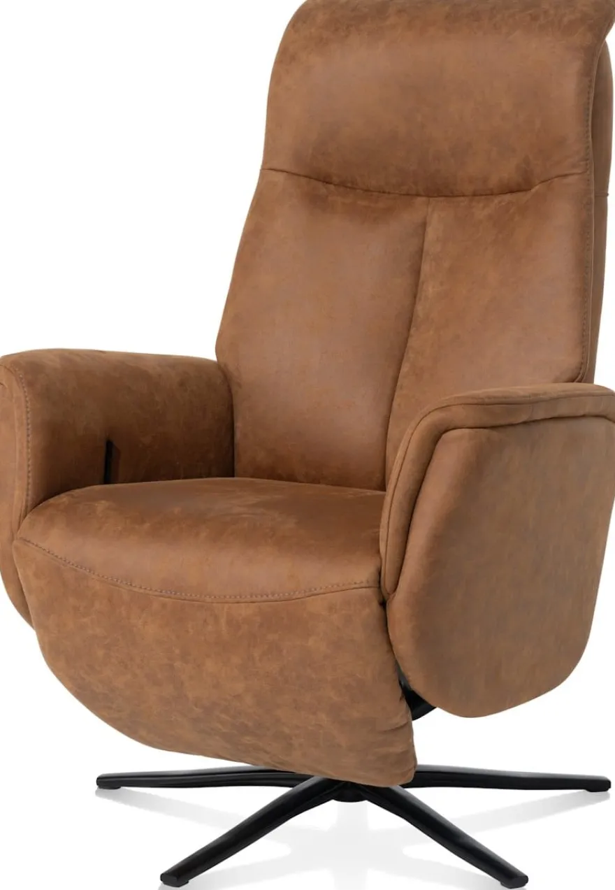 Nocarini, relaxfauteuil elektrisch - stof Oregon - Desert