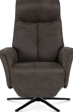 Nocarini, relax-fauteuil - 2-motoren - zwarte poot - verstelbare hoofdsteun + accu