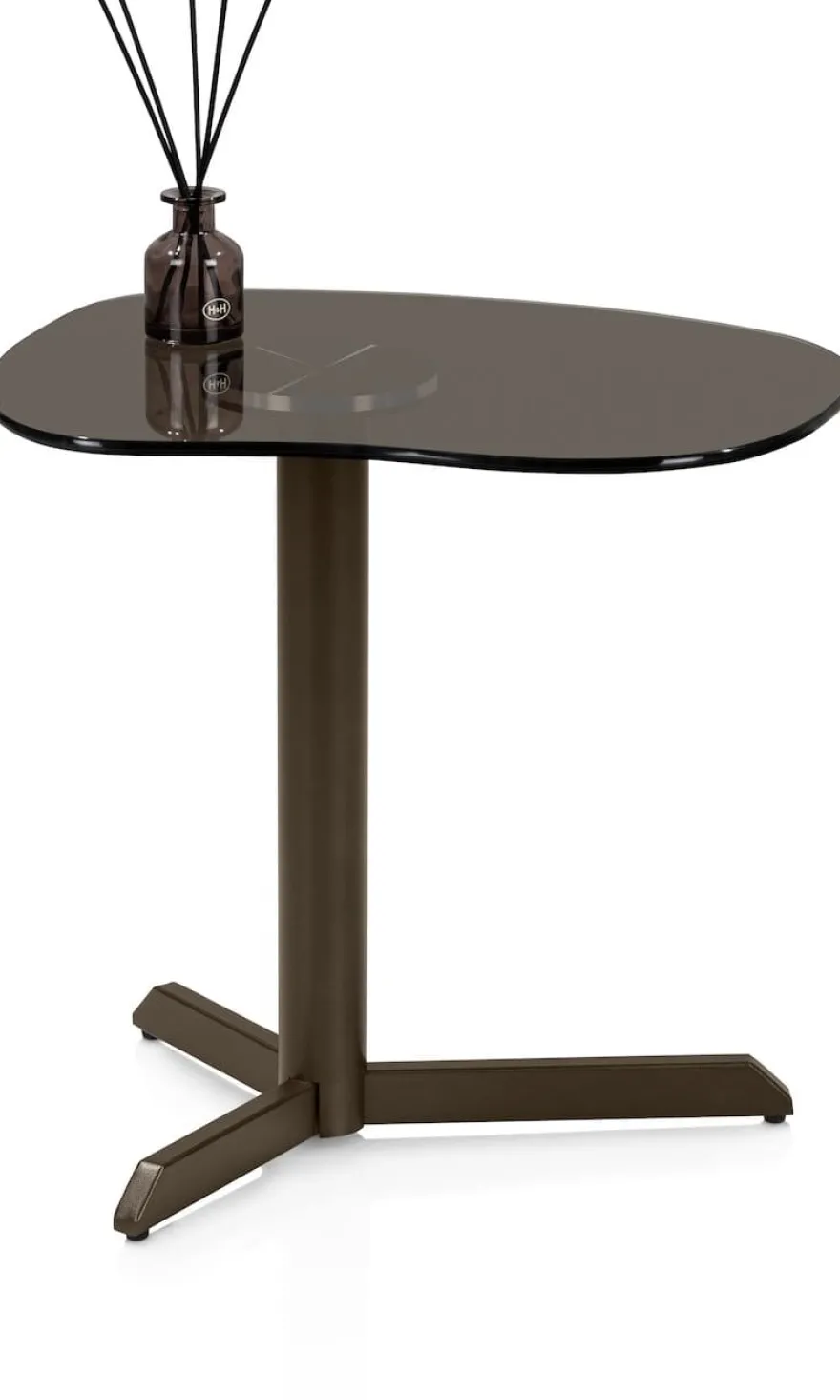 Nuoro, Salontafel 44 x 55 cm, glas