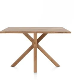 Nyborg, bartafel 150 x 100 cm - rand boomvorm - centrale poot hout (hoogte: 92 cm)