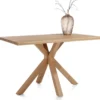 Nyborg, bartafel 150 x 100 cm - rechte zijkant - centrale poot hout (hoogte: 92 cm)