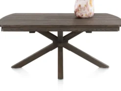 Nyon, uitschuiftafel 170 (+ 60) x 100 cm - Basalt