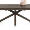 Nyon, uitschuiftafel 200 (+ 80) x 100 cm - Basalt