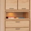 Nystead, bergkast 100 cm. - 2-deuren + 2-laden + 1-niche (+ LED)