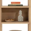Nystead, boekenkast 65 cm. - 1-lade + 5-niches