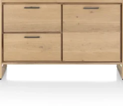Nystead, onderkast 140 cm. - 1-deur + 2-laden