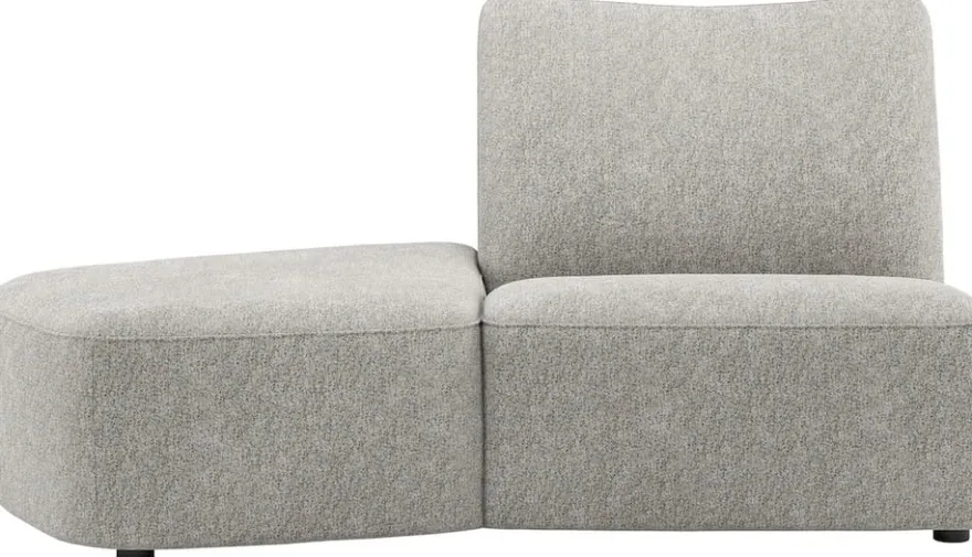 Olvera, curved ottomane - links