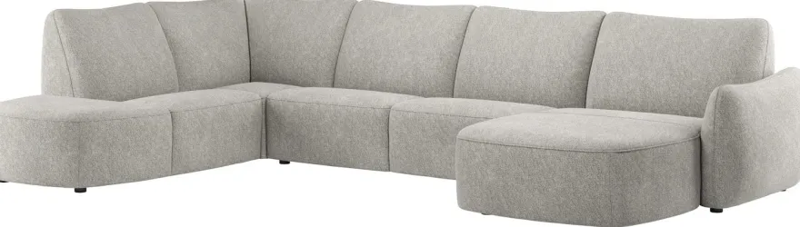 Olvera, ottomane big links - 2,5 zits zonder armen - longchair rechts