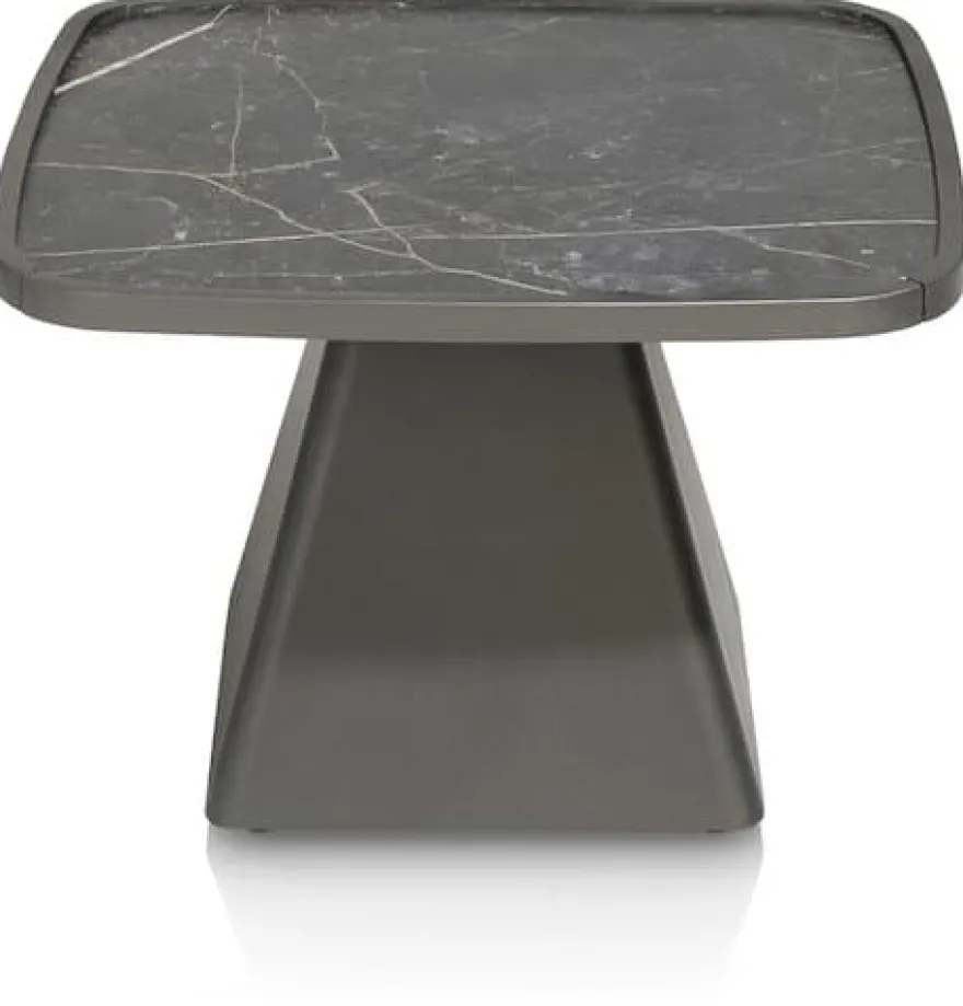 Oskar, salontafel 60 x 60 cm - HPL - Onyx