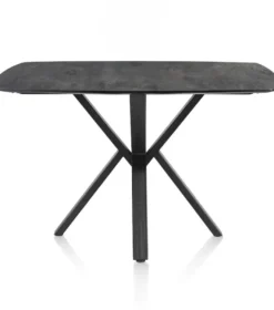 Palace, bartafel 150 x 120 cm - centrale poot (hoogte: 92 cm) - Antraciet