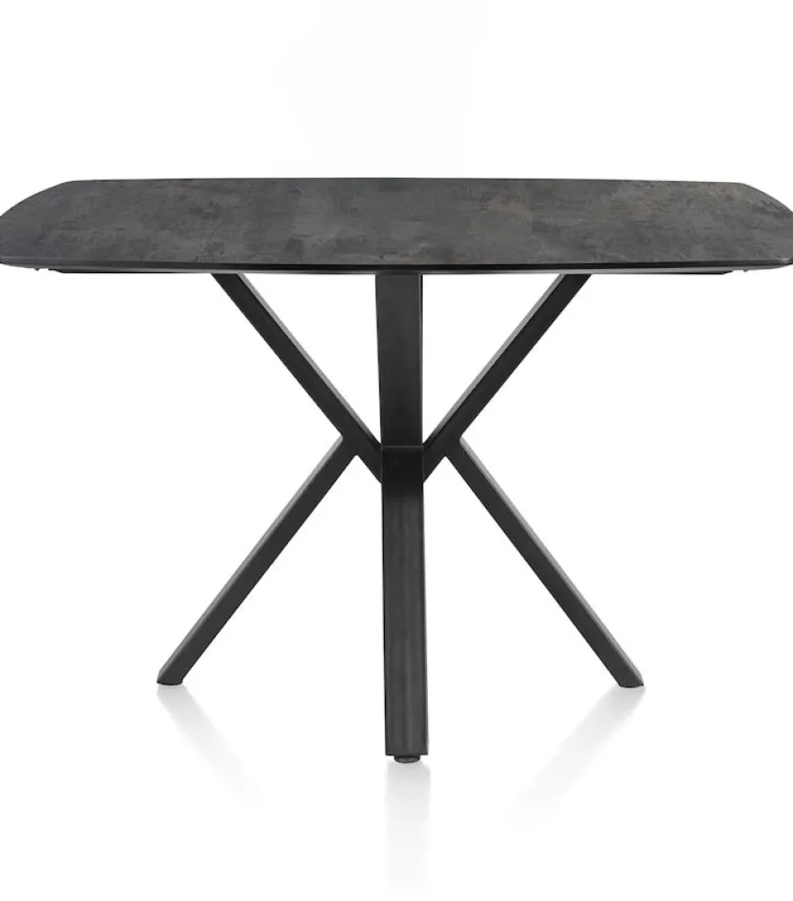 Palace, bartafel 150 x 120 cm - centrale poot (hoogte: 92 cm) - Antraciet