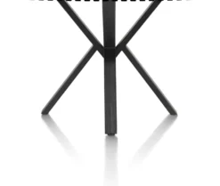Palace, bartafel 150 x 120 cm - centrale poot (hoogte: 92 cm) - Antraciet