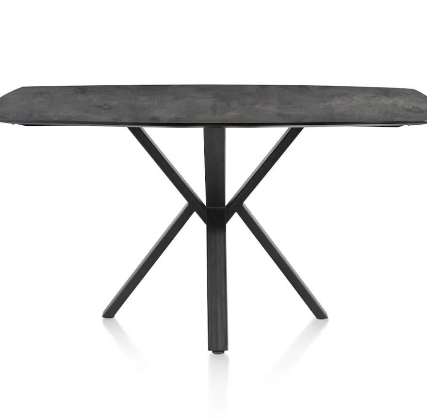 Palace, bartafel 180 x 110 cm - centrale poot (hoogte: 92 cm) - Antraciet