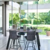 Palace, bartafel 240 x 115 cm - 4-poten (hoogte: 92 cm) - Antraciet