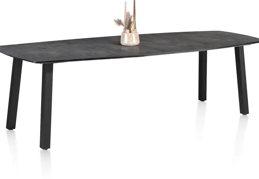 Palace, bartafel 240 x 115 cm - 4-poten (hoogte: 92 cm) - Antraciet