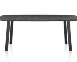 Palace, bartafel 210 x 110 cm - 4-poten (hoogte: 92 cm) - Antraciet