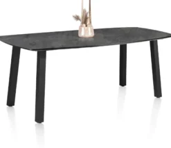 Palace, bartafel 180 x 110 cm - 4-poten (hoogte: 92 cm) - Antraciet