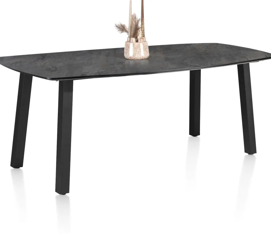 Palace, bartafel 180 x 110 cm - 4-poten (hoogte: 92 cm) - Antraciet