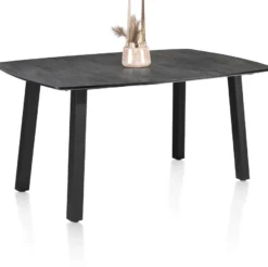 Palace, bartafel 150 x 120 cm - 4-poten (hoogte: 92 cm) - Antraciet