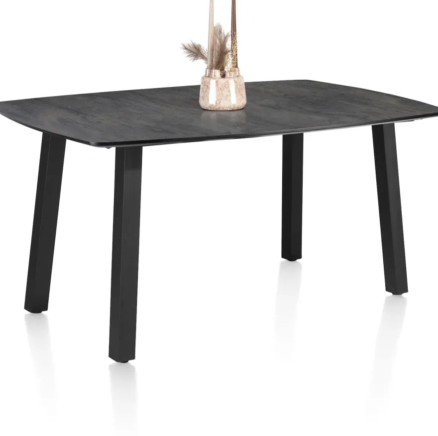 Palace, bartafel 150 x 120 cm - 4-poten (hoogte: 92 cm) - Antraciet