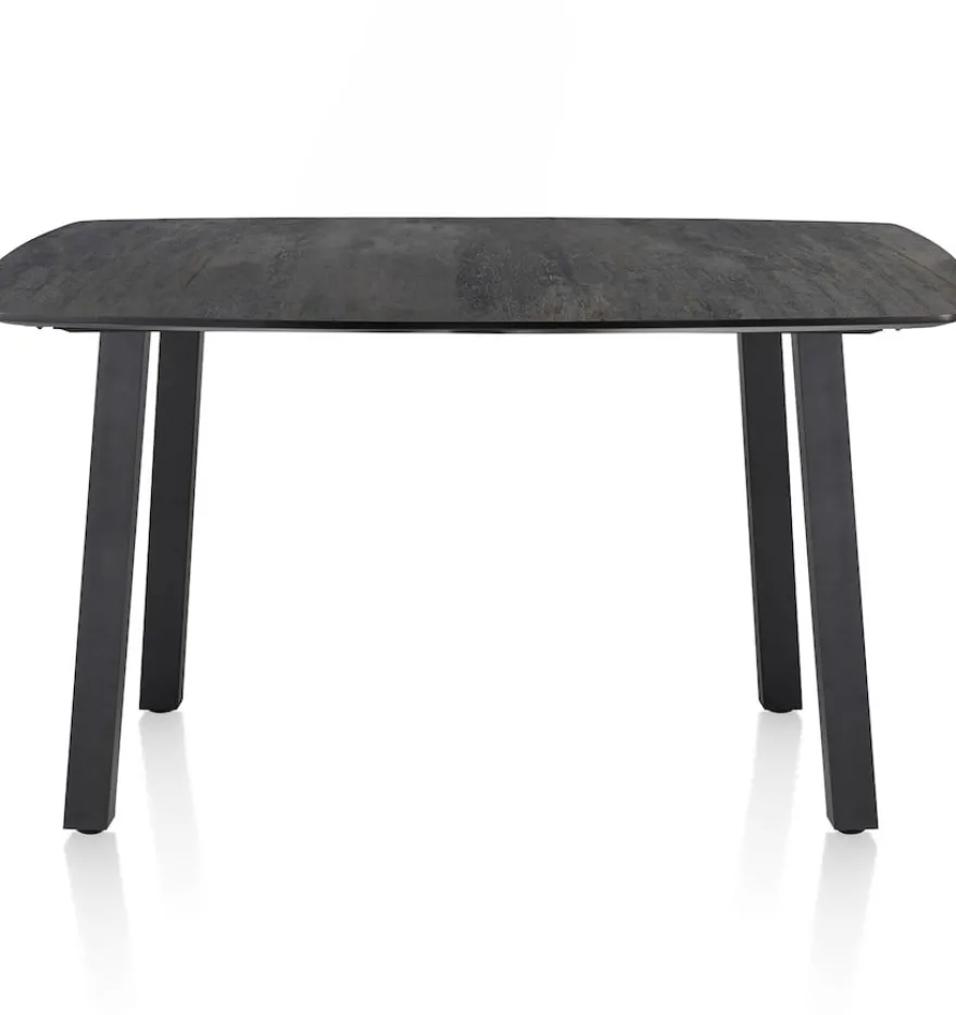 Palace, bartafel 150 x 120 cm - 4-poten (hoogte: 92 cm) - Antraciet