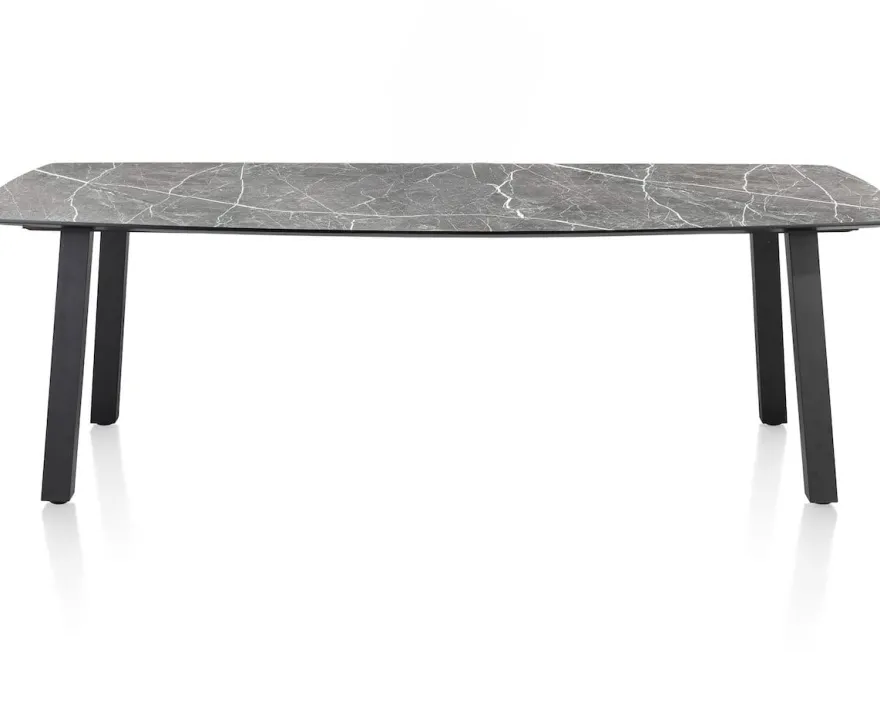 Palace, eetkamertafel 270 x 115 cm - 4-poten - Lichtgrijs