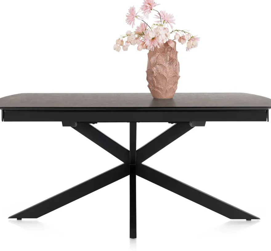 Pavalon, uitschuiftafel 170 (+ 60) x 100 cm - Antraciet